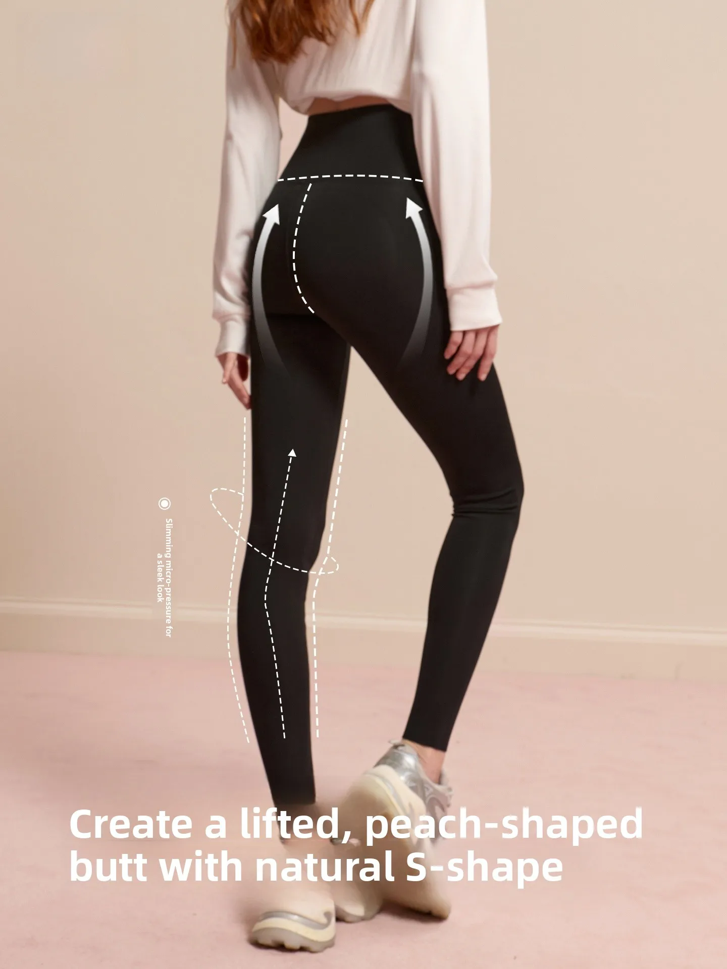 Vêtements taille haute pantalons de yoga t-shirt couleurs ivre hiver nouveau Sle sculptant contrôle du ventre couche de base de levage des fesses arksk...