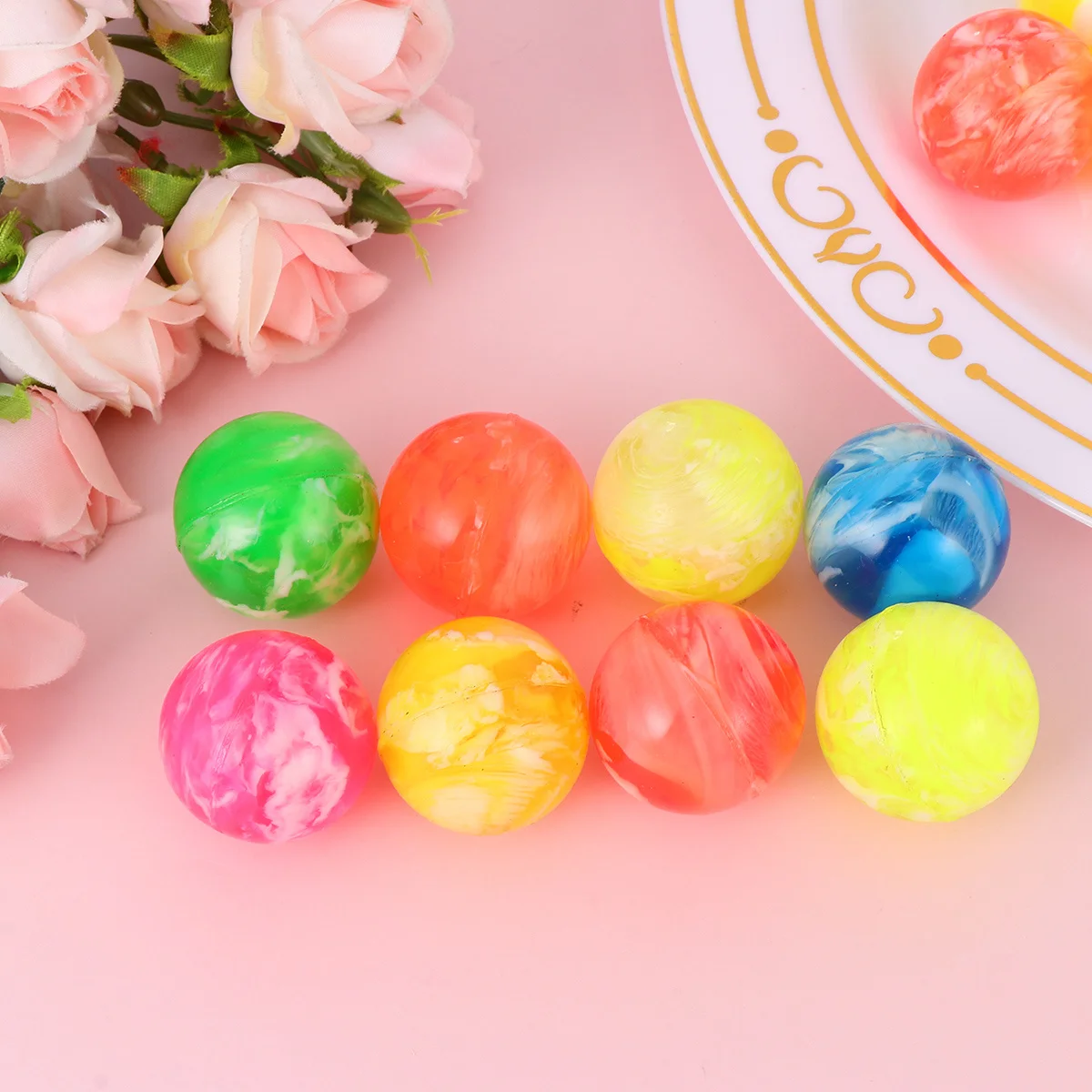 

30Pcs Bouncing Ball High Strong Elasticity Jumping Ball for Kids Leisure Time Entertainment Gift