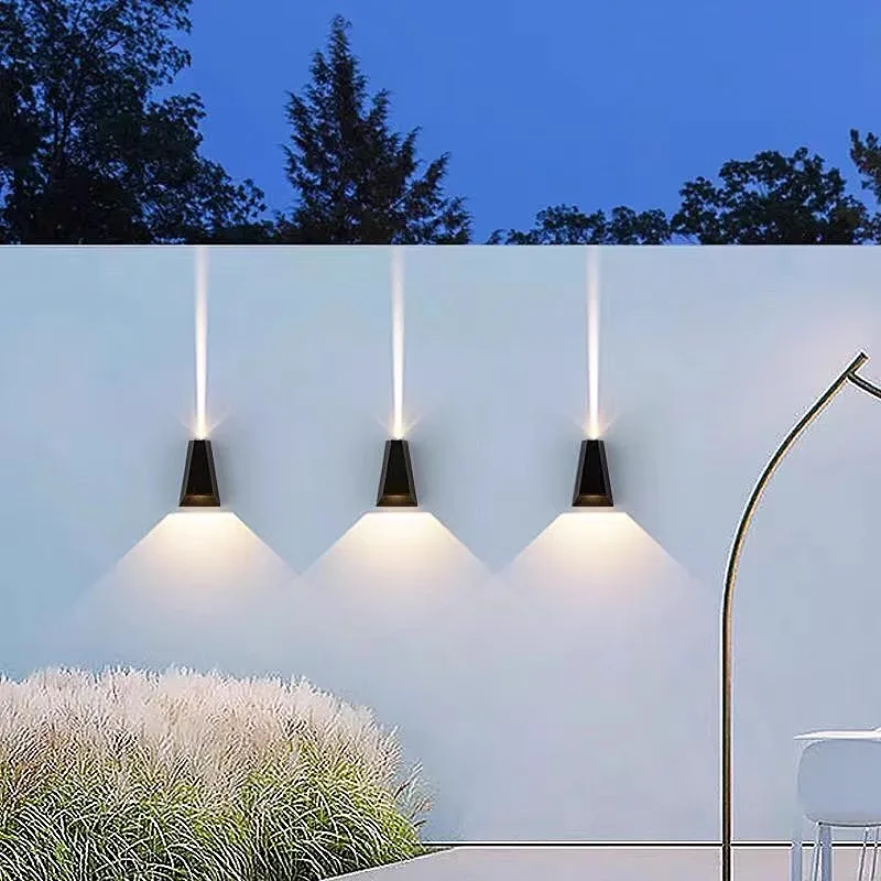 Outdoor Waterproof Wall Lamps Background Wall Up and Down Light Porch Light Exterior Wall Lamp Outdoor Lighting Fixture