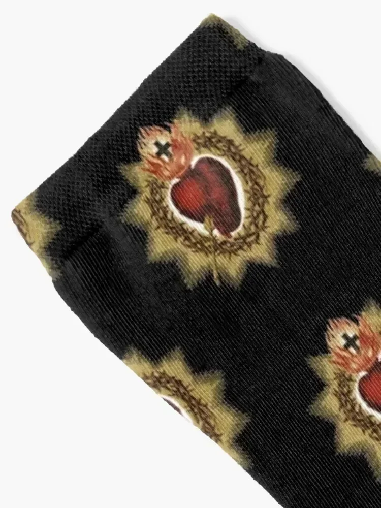 Sacred Heart of Jesus Catholic Socks designer Lots Wholesale snow Designer Man Socks Women's