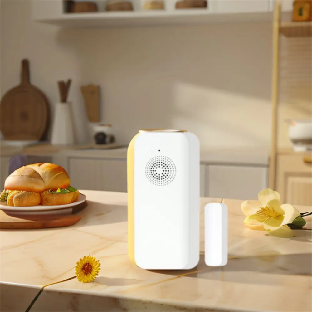 

Open Closed Detection Wireless Smart Door Sensor Smart Detector Alarm System Smart Home Security Alarm System Easy Installation