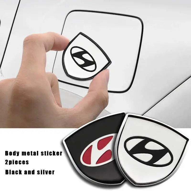 ثلاثية الأبعاد شارة معدنية نافذة السيارة الجانبية الجذع ملصق مائي ملحق متوافق مع هيونداي توكسون أكسنت إلنترا سانتا في سوناتا I20 I