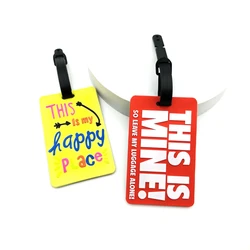 1pc/2PCS letter luggage tag, hang tag, business trip, airport luggage, anti loss ID tag, luggage name tag, male and female