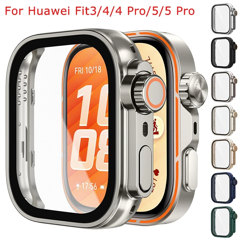 Upgrade Ultra Case for Huawei Watch Fit3/4/4 Pro/5/5 Pro Changed To Iwatch Ultra 49mm Case for Huawei Fit5 5pro Screen Protector