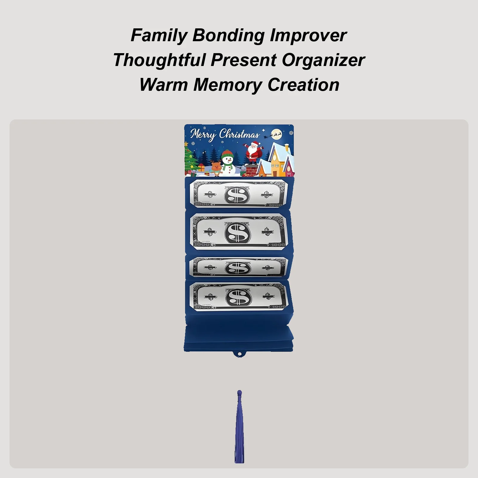 

Christmas Cash Holders 10 Slots Winter Holiday Card Checks Envelope Christmas Cash Card Holders For Family Friends Kids Adults