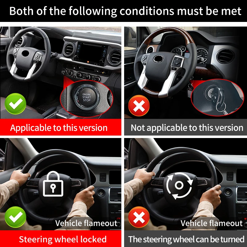 For Toyota Tacoma TRD Trailhunter Limited 2016-2023 Remote Key Starter Heat Dissipation Module Upgraded Modification Accessories