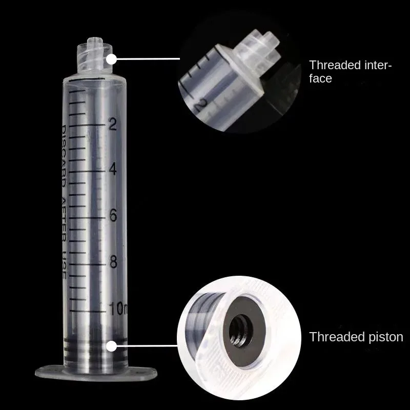 Zonder naald 2.5ML.5ML. 10ML Spuit Plastic Injector Meetinstrument Voedingsstof Lijm Inktcartridge Huisdier Feeder 10/50 Stuks