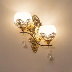 Bedside Wall Light Gold Single And Double Head TV Background Wall Light Bedroom Room Living Room Hallway Hallway Staircase Light