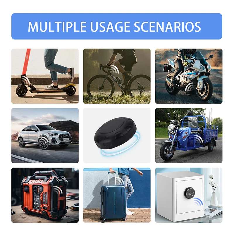 エアタグロケーター用磁気保護ケース,粘着テープ,セーフティボックス,エアタグトラッカーを隠す,車の固定キット,頑丈