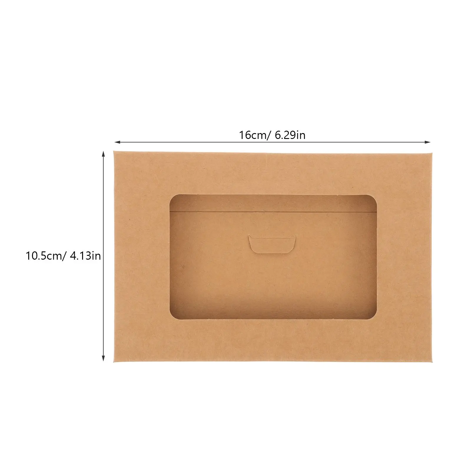 10 Pcs Envelope Envelop Storage Box Packaging Paper Envelope Boxes Business Letter Storage Window Cases Envelop Box