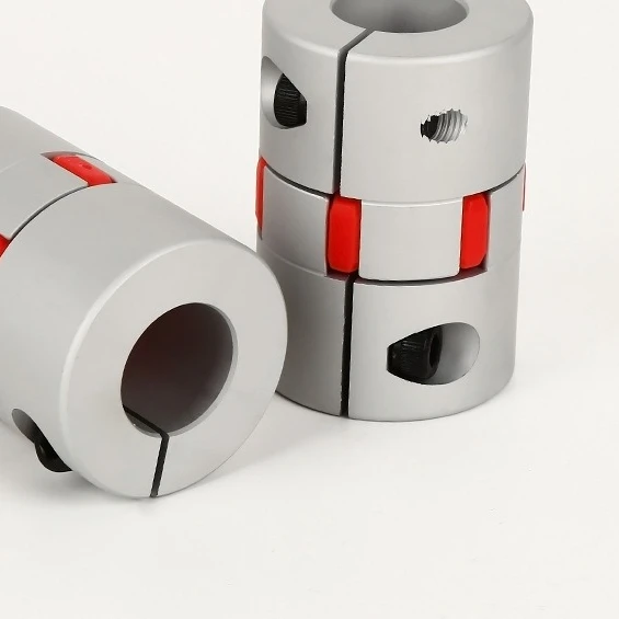 2 pz MSM Giunti Albero D20L25 Gomma Flessibile Mascella Connettore Motore 5mm 6mm 8mm 10mm Alluminio Plum 3d Stampante Giunti CNC Kit