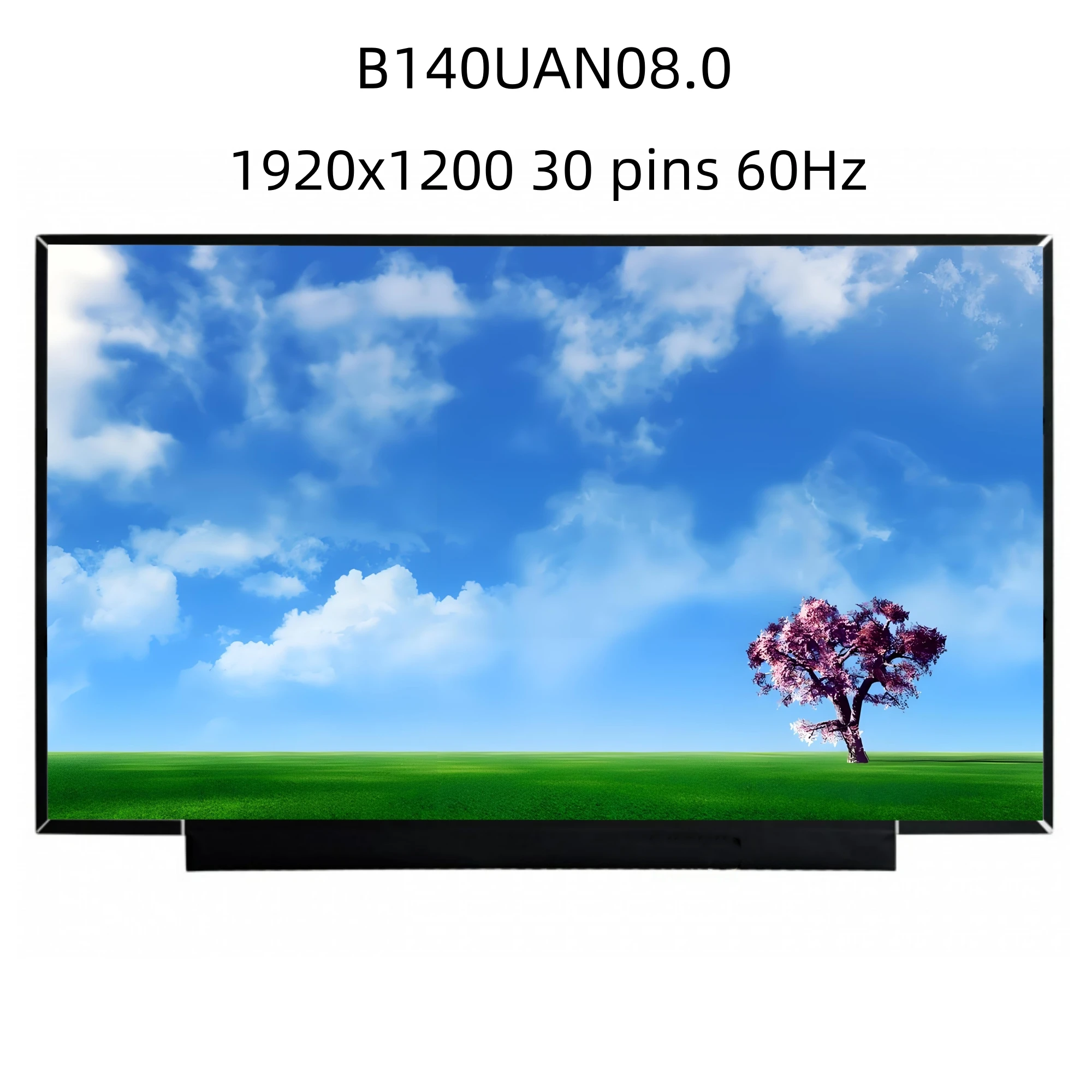 B140UAN08.0 Laptop LCD LED Screen Panel Matrix 1920x1200 30 Pins 14.0''