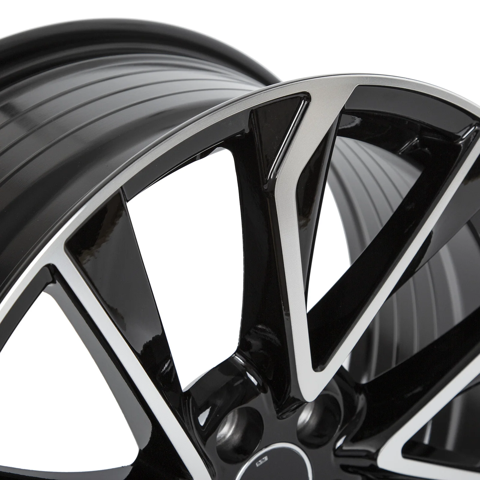 18X8 بوصة محاور العجلات 1 قطعة استبدال حافة الألومنيوم عجلات السيارة مناسبة ل 2019-2024 تويوتا كورولا العجلات السوداء #5