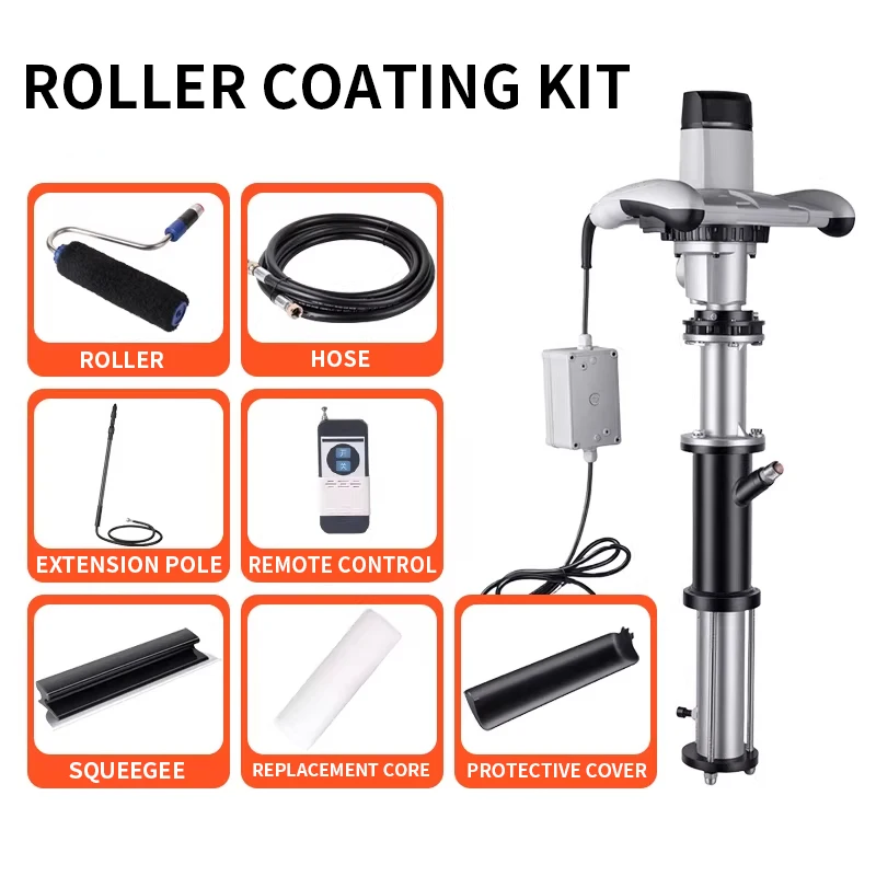 Multifunctional Electric High-Pressure Airless Sprayer for Applying Joint Compound, Waterproof Coatings, Stone-Effect Paint