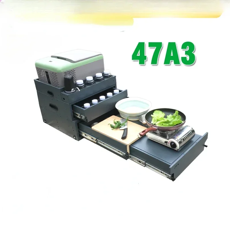 Self-Ranger Car Kitchen Bed Car Magic Box Trunk Storage Box Camping Box 47 Series Hot sales