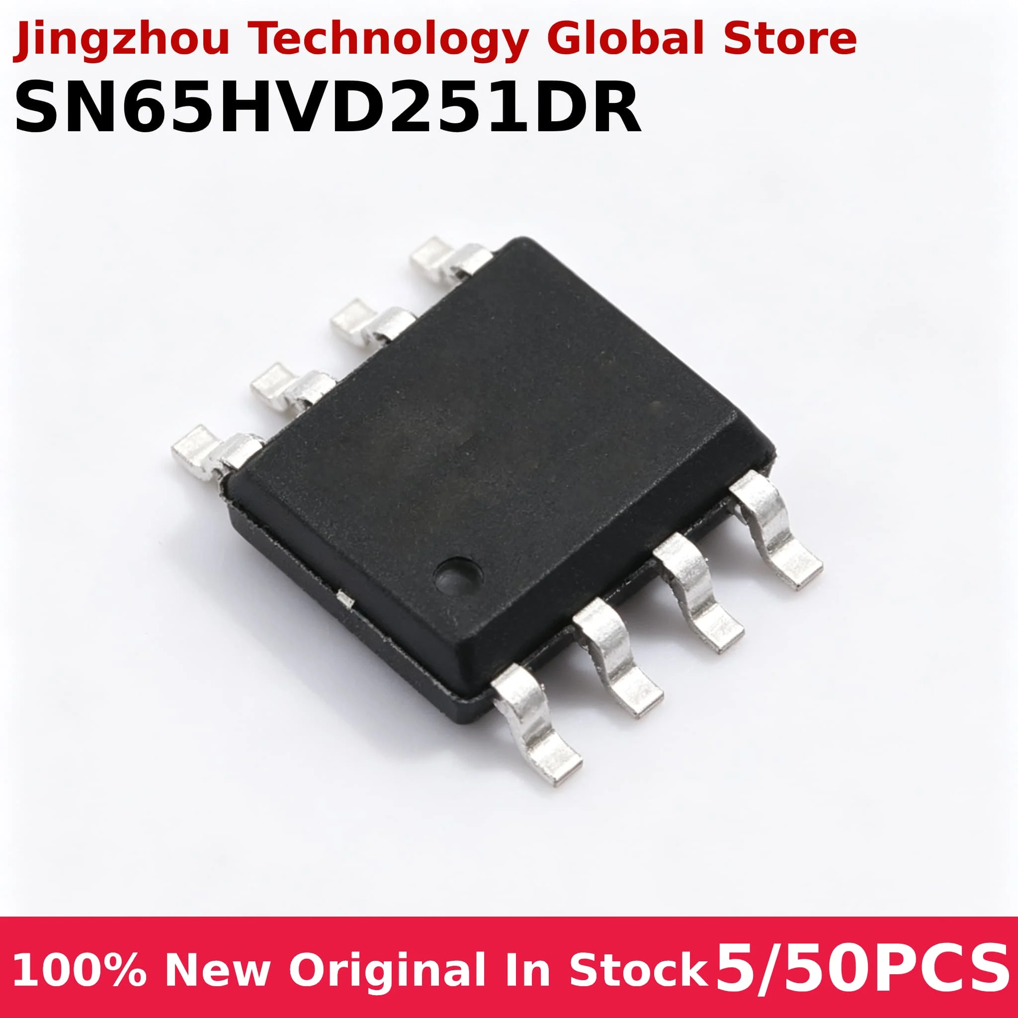 5/50PCS SN65HVD251DR SN65HVD251 65HVD251 VP251 Sop-8 Chipset 100% New Wholesale
