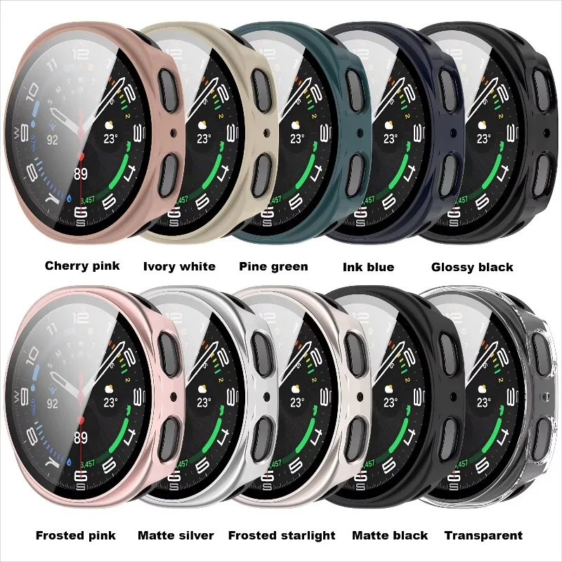 Tempered Glass+PC Case For Samsung Galaxy Watch 8 40/44mm Classic 46mm Anti-falling Protector Shell Galaxy Watch Ultra 2025 47mm