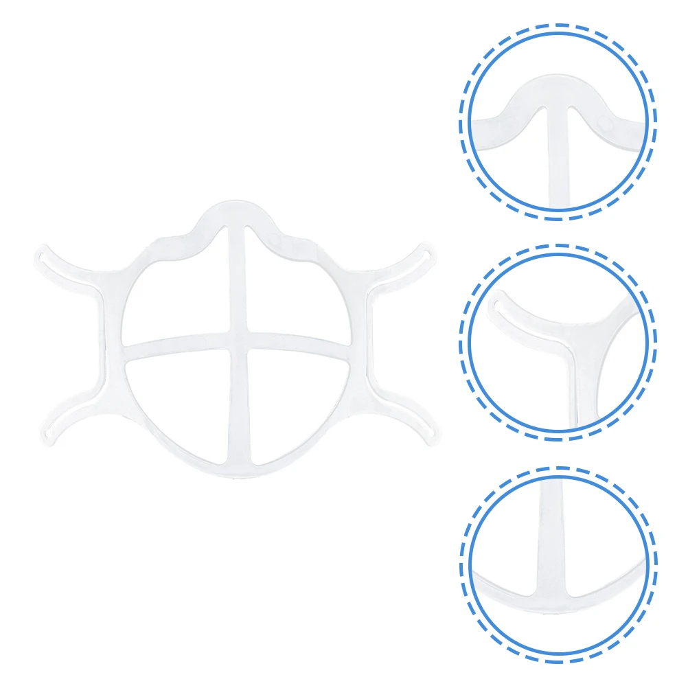 

5pcs Silicone Mask Bracket 3D Reusable Support Inner Frame Cool Inserts Air Spacer for Particle Masks