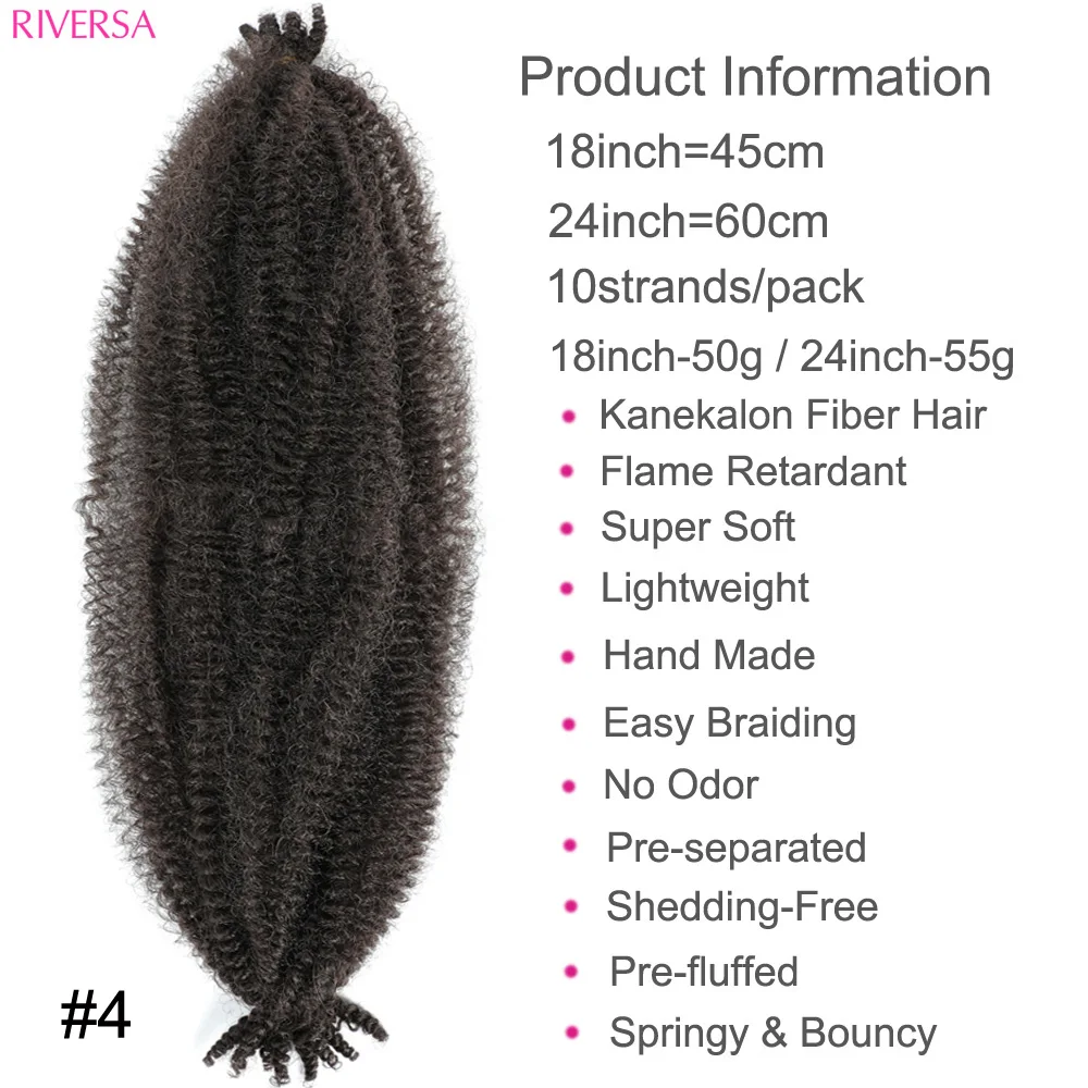 

Pre-Separated Kinky Twist Marley Kids Hair Extensions for Faux Locks Butterfly Braids Hair Passion Twist Crochet Hair Synthetic