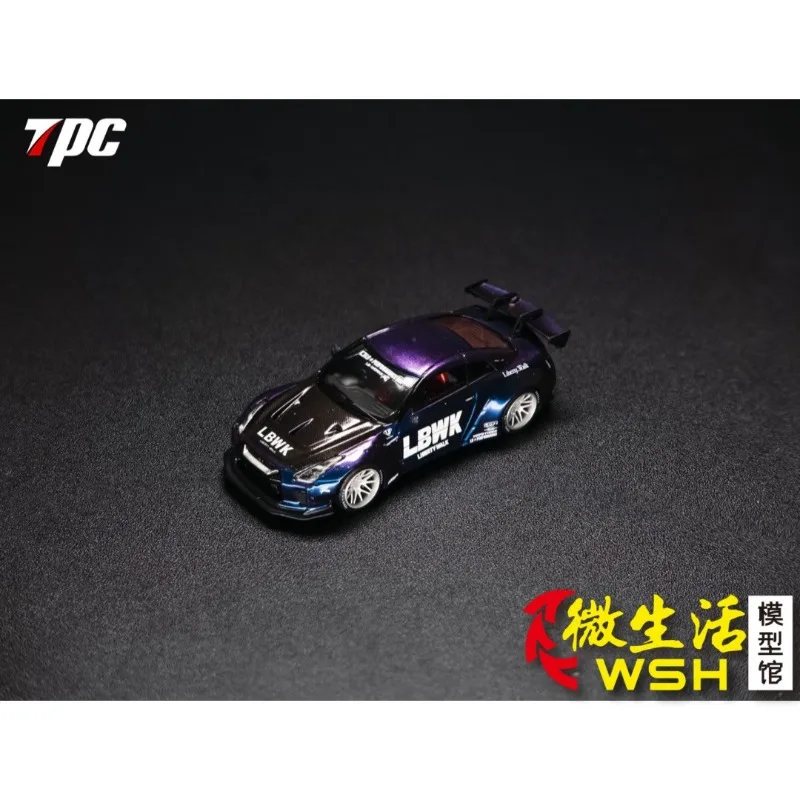 TPC 1:64 Nissan GTR R35 LBWK Simulation Static Alloy Car Model, Boys' Holiday Gift Toy, Adult Collection Decoration Item.
