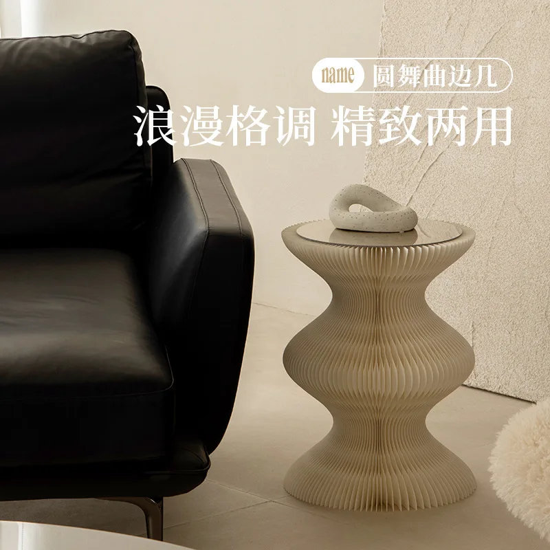 Gabinete lateral para sofá, mesa pequeña lateral, mesa de centro, luz extraíble, esquina de lujo, algunos estantes de noche para dormitorio y sala de estar