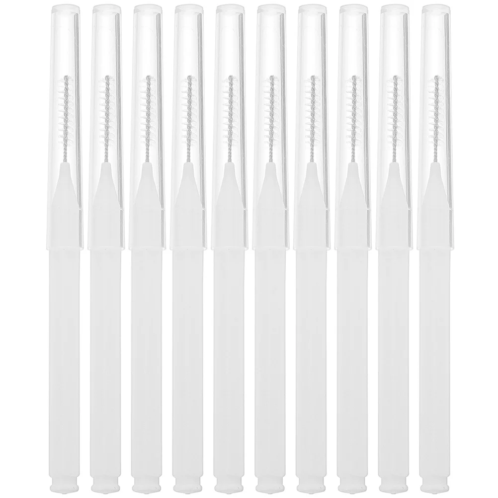 

10 Pcs Toothbrushes Flossers Interdental Gum Teeth Cleaner Braces Detergent for Hygiene Cleaners White Picks