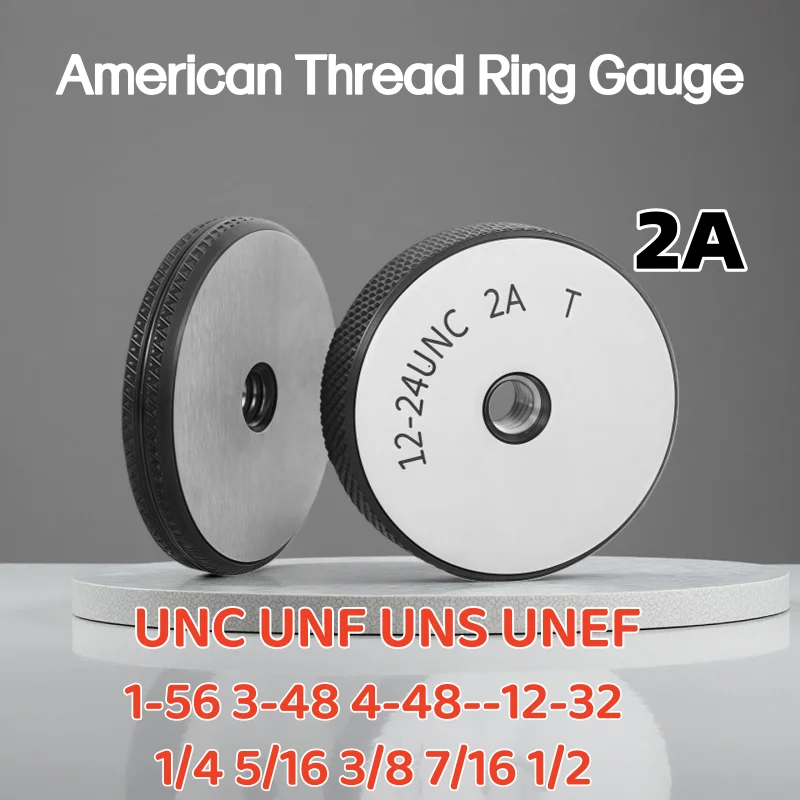 

1SET(1*GO+1*NOGO) Non-Standard Fine Thread Ring Gauge Accuracy 2A UNC UNF UNS 1-56 3-48 4-48--12-32 1/4 5/16 3/8 7/16 1/2