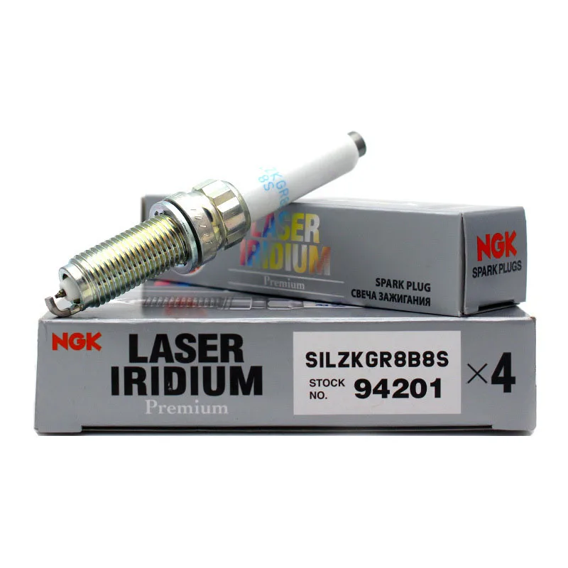 NGK Iridium Spark Plug SILZKGR8B8S 94201 for BMW F36 F30 F31 F46 F20 F21 G30 F90 G31 G32 G11 G12 F48 F39 F55 318I 320I 330I