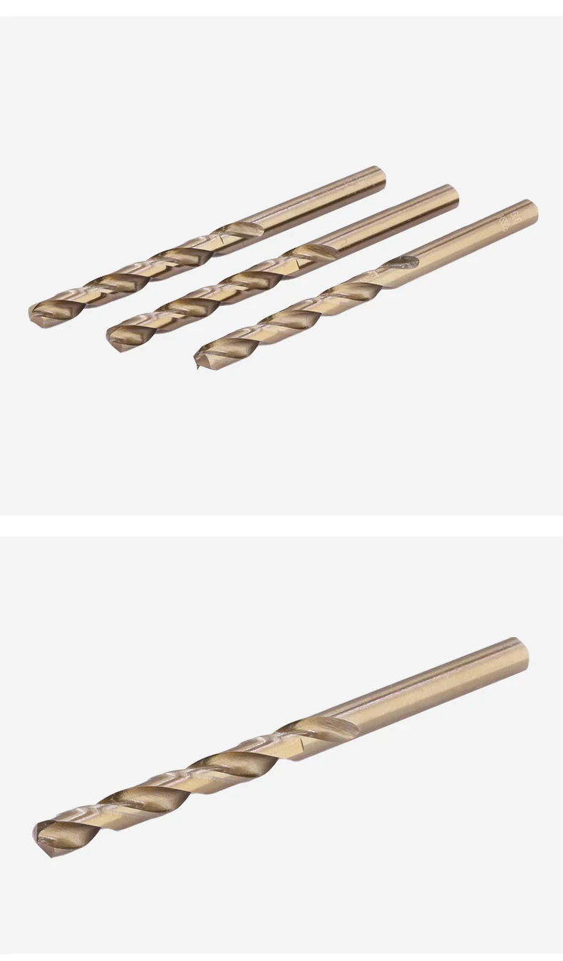 MZG 1/5/10 Stück 1-13 mm Bohrer-Set M35 Schnellarbeitsstahl Spiralbohrer mit geradem Schaft für Holz, Metall, Stahl, Lochbohrer – Detail 8