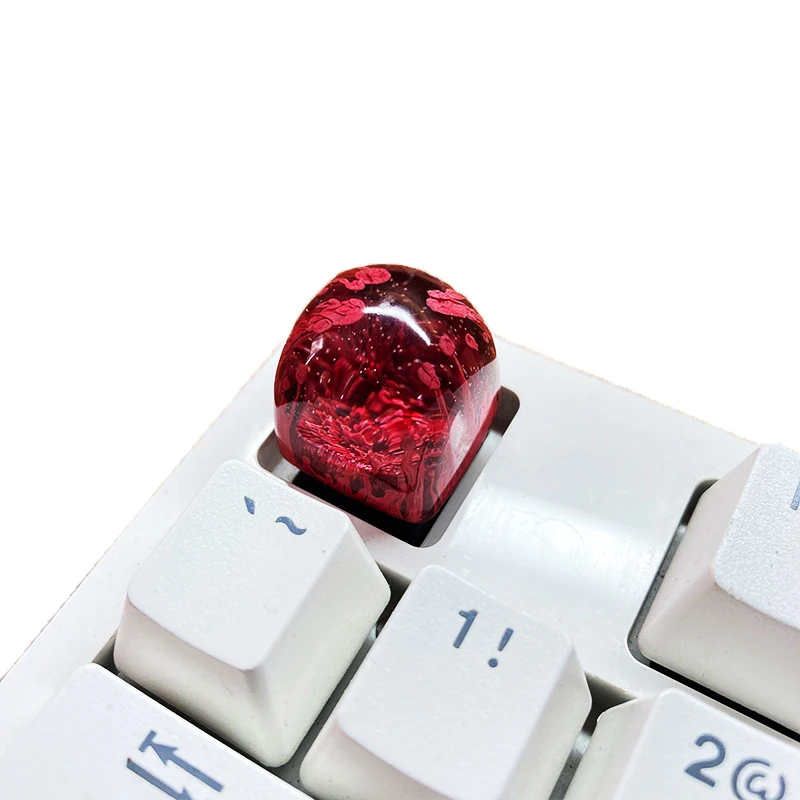 Mechanical keyboard personalized MX axis transparent keycap custom single resin dom three-dimensional creative transparent keybo - Image 5