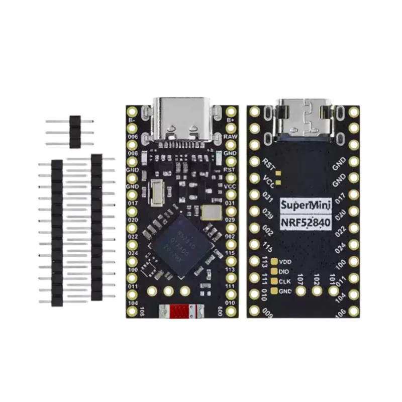 Nrf52840 Development Board Compatible with Nice!nano with Charging Management Iot Development Board