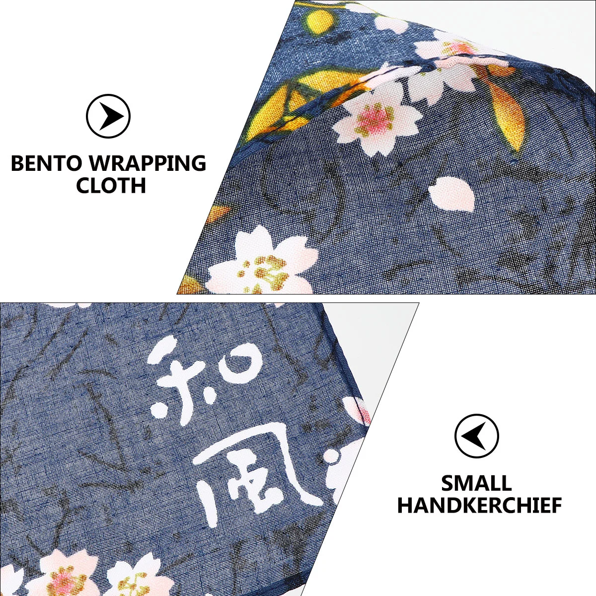 Furoshiki Bento Bag Japanese Handkerchief Tablecloth Wrapping Durable Twisted Yarn Small