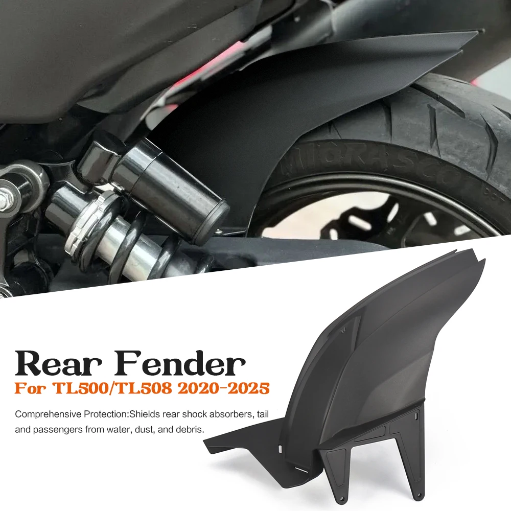 

For SYM Maxsym TL500 TL508 TL 500 508 New Motorcycle Rear Fender Extender Protection Splash Guard Cover Plastic Accessories