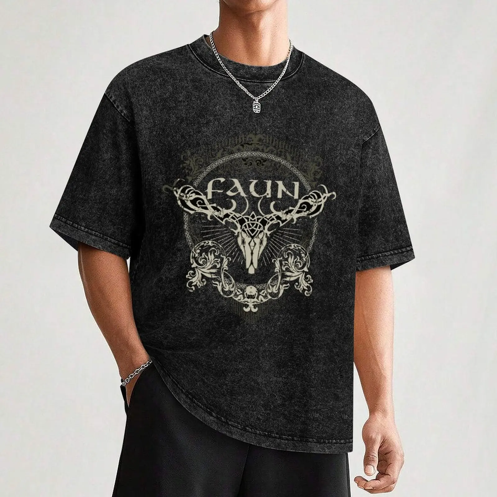 Faun Band T-Shirt summer clothes graphic t shirt vintage T-shirts oversize man clothes vintage t