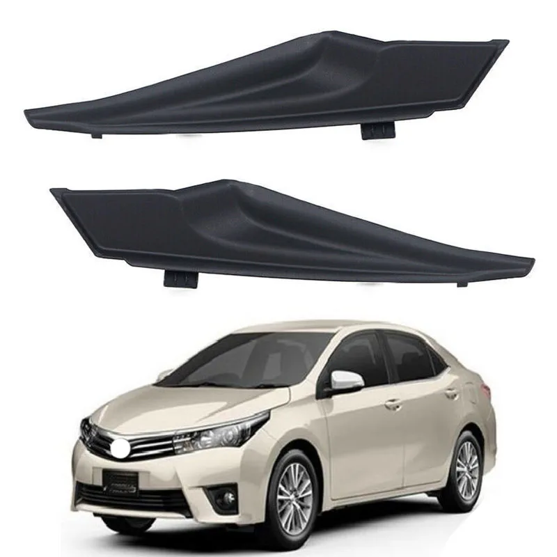 1 Pair Front Wiper Side Cowl Extension Cover for Toyota Corolla Altis 2014 2015-2017 2018 2019 53824-02130 Replacement Parts