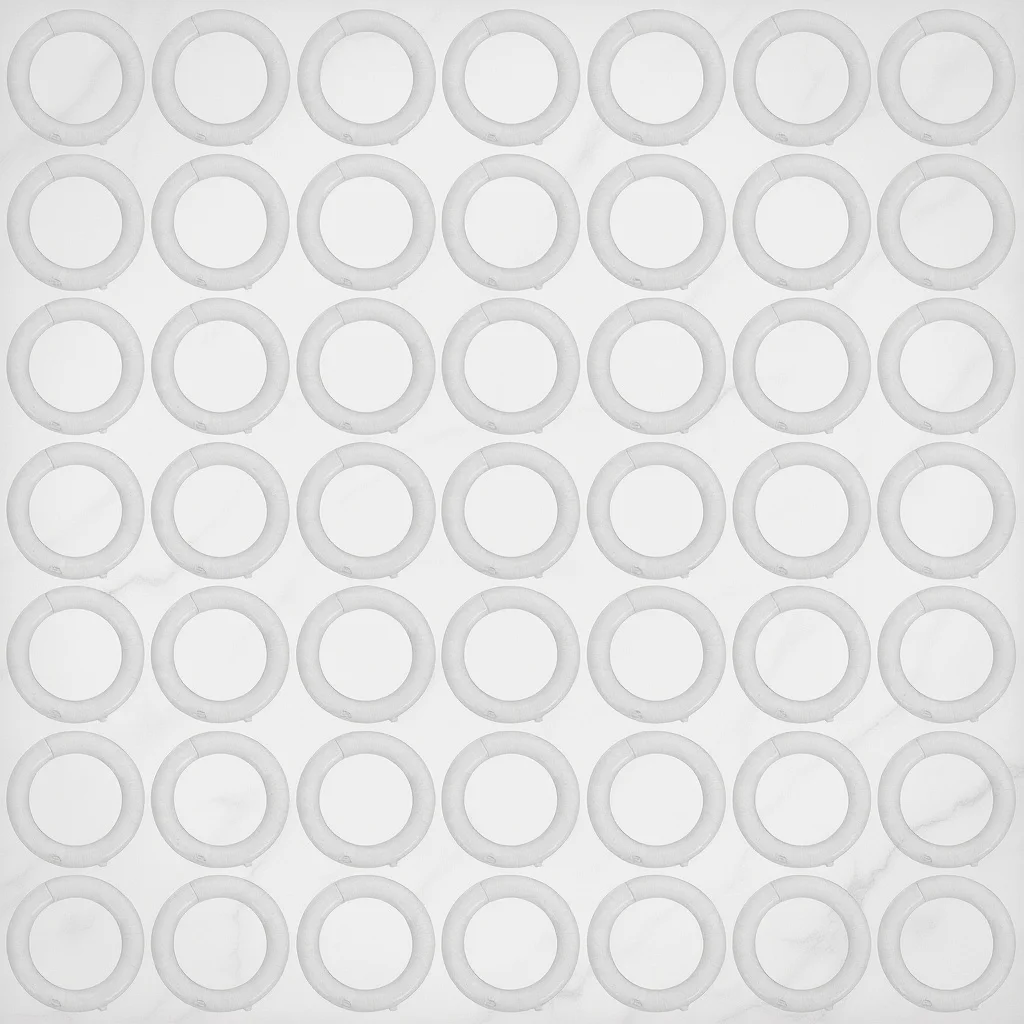 100 Stuks Clear Gordijn Plastic Ringen Stevige Romeinse Schaduw Ring Set voor Jaloezieën Draperie Opknoping Reparatie Hardware Gordijn Ringen Set