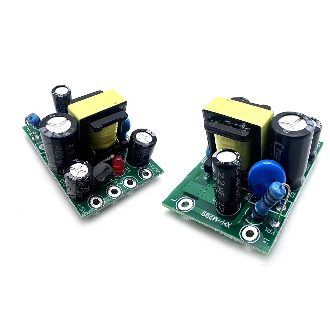XH-M299 Isolated Switching Power Supply Board Auto Power-Off AC-DC 110-220V To 5/12V Power Supply Module AC DC Converter Module