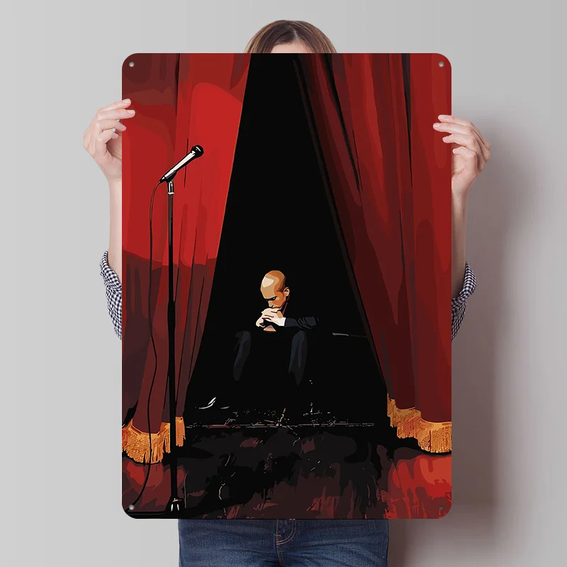 

Плакат Eminem из жести, индивидуальное настенное искусство, винтажные металлические вывески, ретро жестяная табличка для украшения квартиры, предметы домашнего декора комнаты