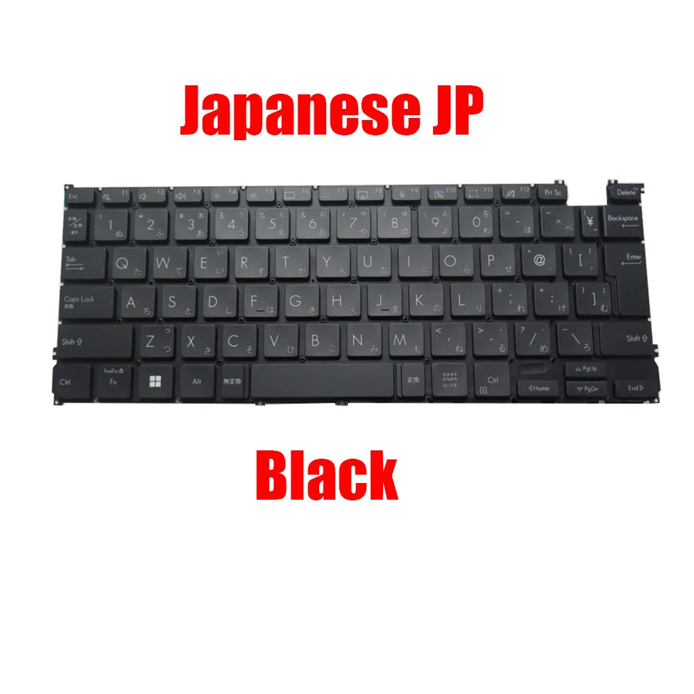 

Black\White Laptop Keyboard For Asus Zenbook S 13 Flip OLED UP5302Z UP5302ZA With Backlit Without Frame Japanese JP