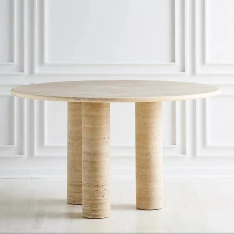 New Modern Home Decoration Tea Coffee Catering Travertine Table