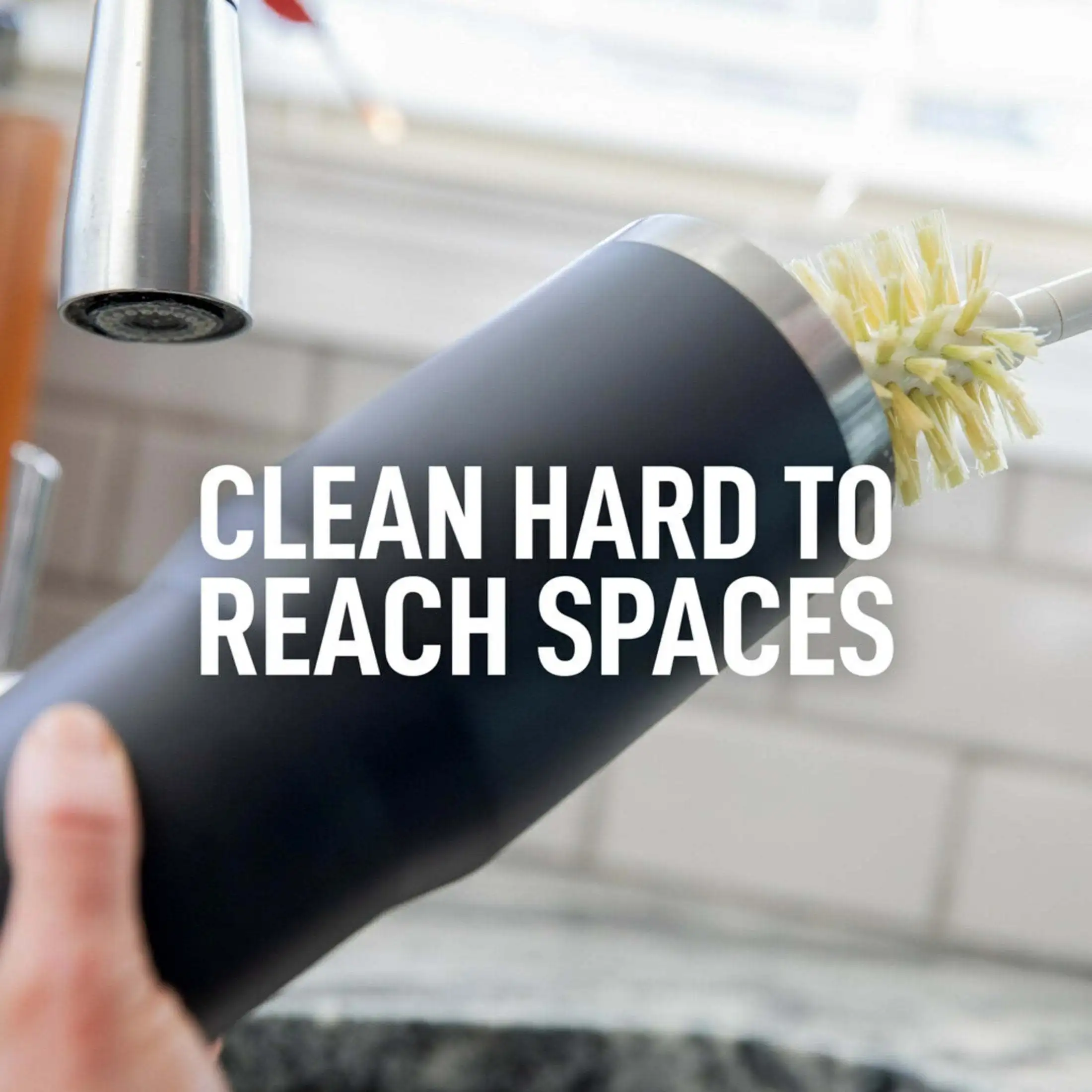 교체용 헤드가 포함된 병 및 빨대 브러시 세트 - 박스형