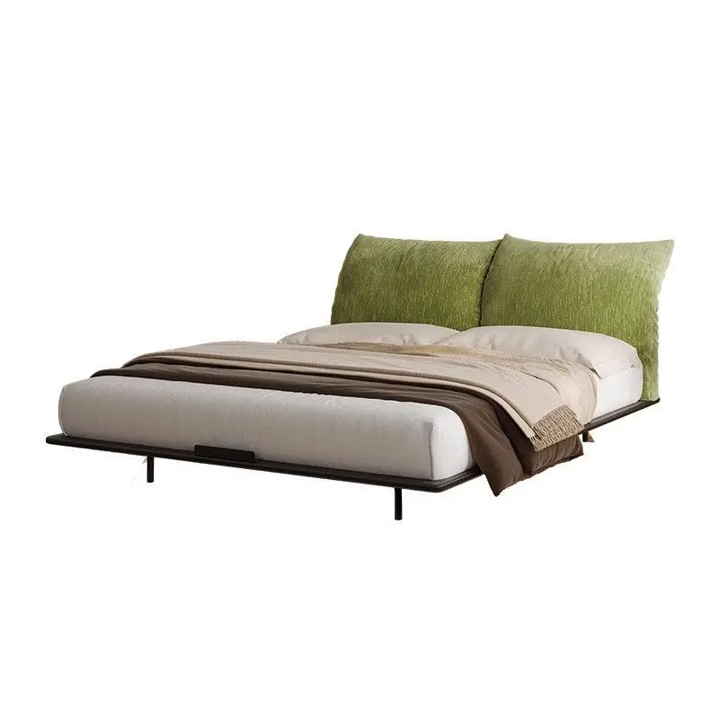 

Petal suspension bed Steel frame bed Master bedroom Wedding bed Foldable Italian retro medieval modern silent suspension double