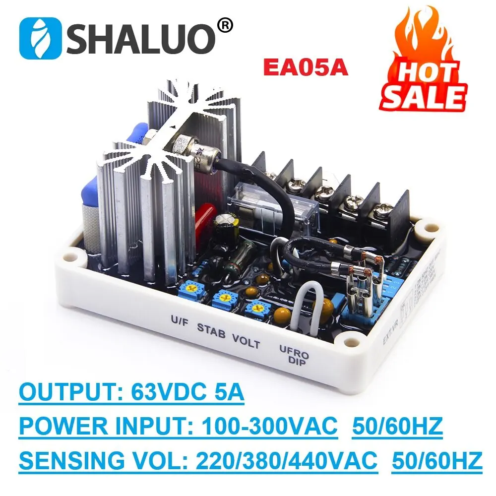 

Плата управления автоматическим стабилизатором напряжения Kutai EA05A AVR, модуль регулировки 100 кВА для дизельных генераторов