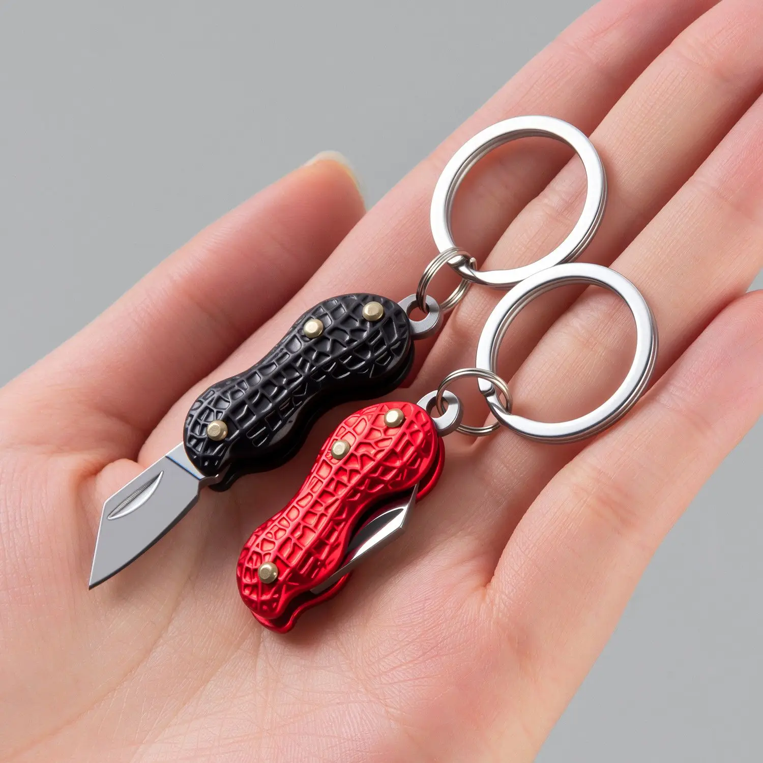 EDC Keychain Pocket Knife Sharp - Lightweight Folding Pocket Knife with Blade, Keychain Pendant Mini Knife for Opening Packages