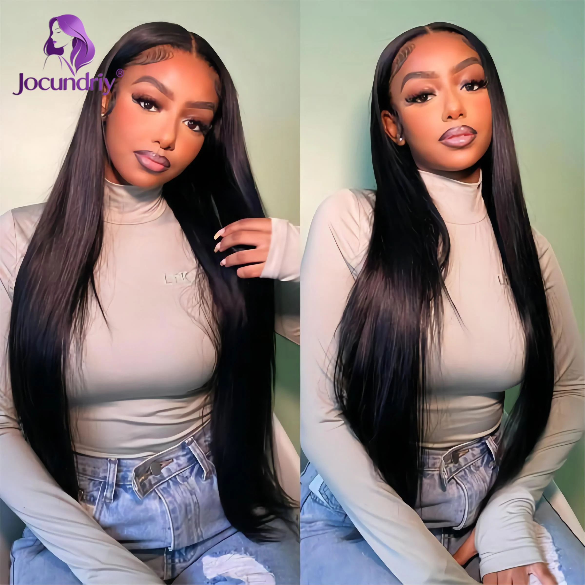 

30 Inch Straight Human Hair Wig 13x4 Lace Front 200% Density Thick Glueless Wigs Remy Hair for Women 3-5 Working Days Delivery