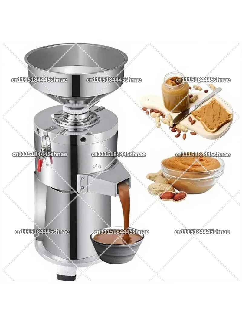 Commercial Peanut Butter Grinder Machine 15kg/h Output Electric Grain Grinder For Peanut Sesame Almond Groundnut