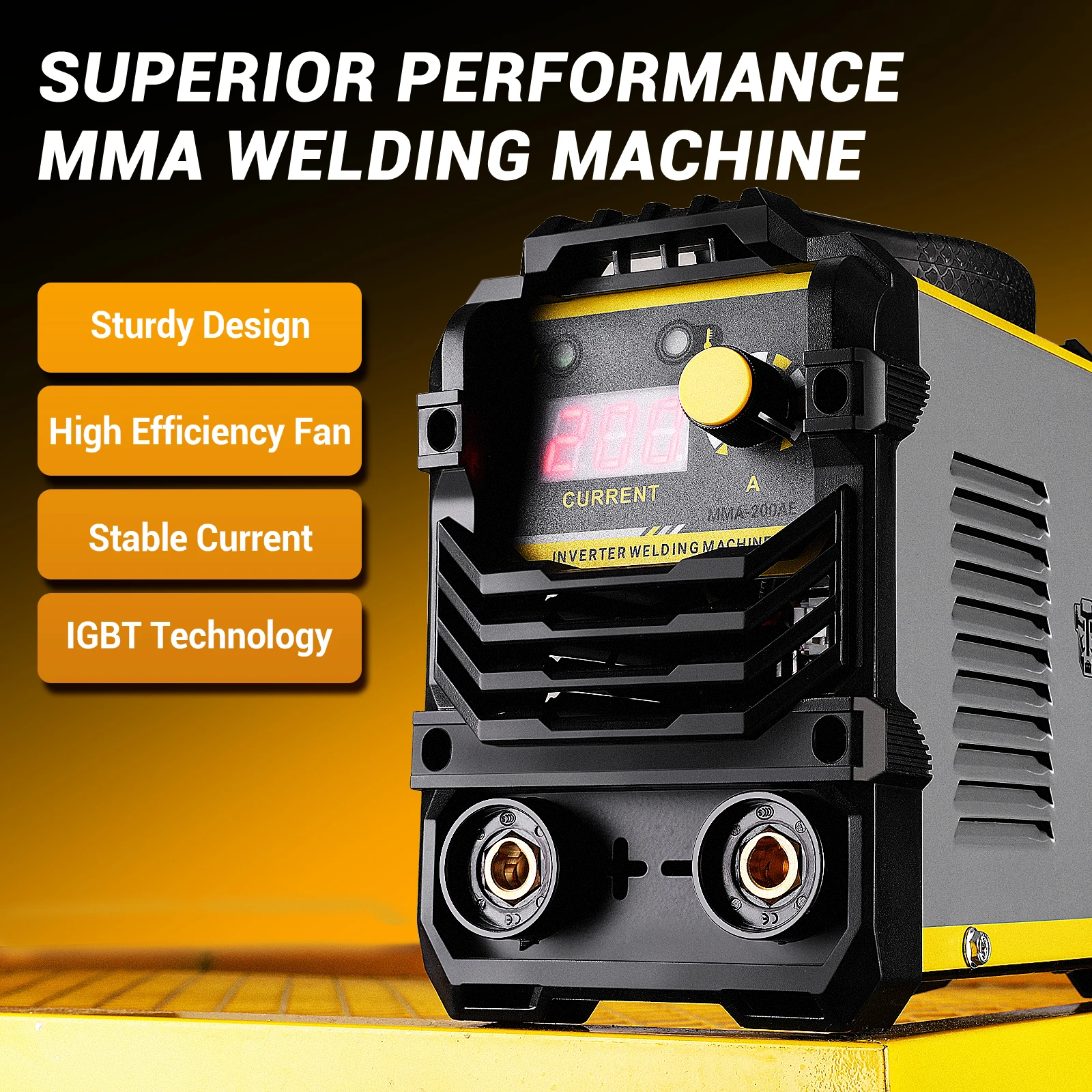 Imagem -02 - Deko Mma Série 160 200 Ampères Soldagem Trabalho Leve Eficiente dc Inversor Soldador de Arco 220v Igbt Mma Máquina de Solda