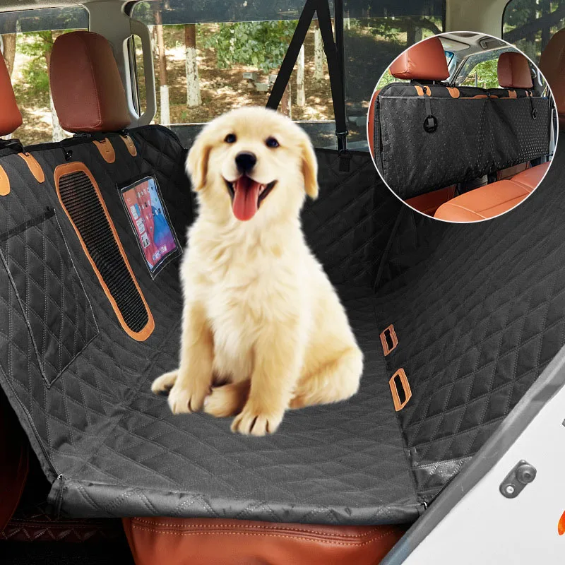 

Dog Car Seat Cover Pet Carriers Travel Hammock For Medium Large Dogs Car Rear Back Waterproof Protector Safety Pad Accessories