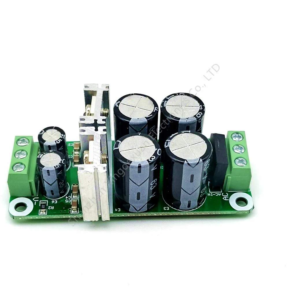 Dual Power Filter Board Module Amplifier Positive and Negative Rectification Filter Board Power 12V 15V/470uF 1000uF 2200uF