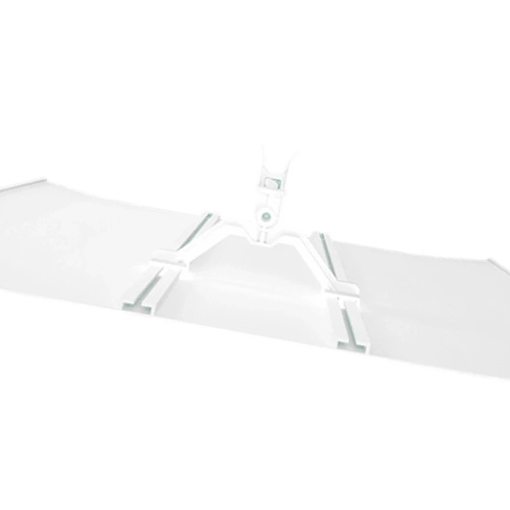 

HVAC Square Ceiling Vent Deflector Adjustable Airflow Baffle 11.8inch White ABS for Even Temperature Distribution
